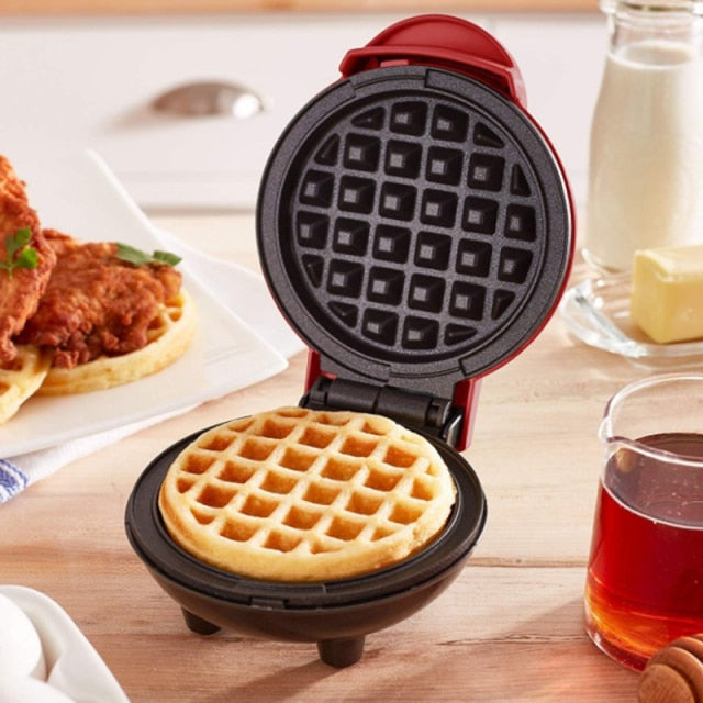 Portable Electric Waffle Maker Machine