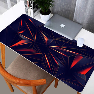 Geometric design customizable mouse mat