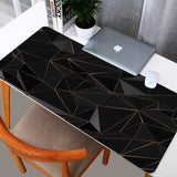 Geometric design customizable mouse mat