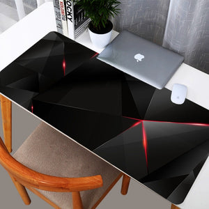 Geometric design customizable mouse mat